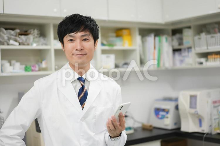 病院の白衣のお医者さん 医師,医者,医療の写真素材