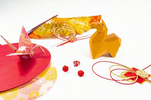 干支【午】のデザイン お正月,新春,馬の写真素材