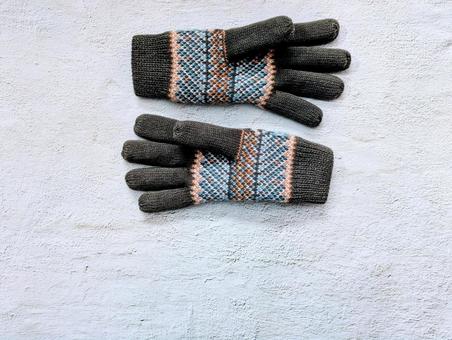 俺のお出かけ手袋② 手袋,衣類,冬の写真素材