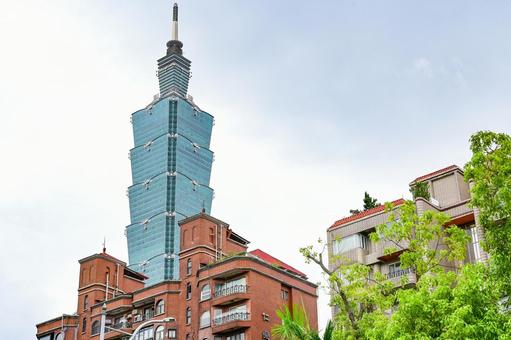台湾・台北101 台湾,台北,台北101の写真素材