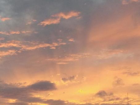夕暮れの空 夕暮れの空の写真