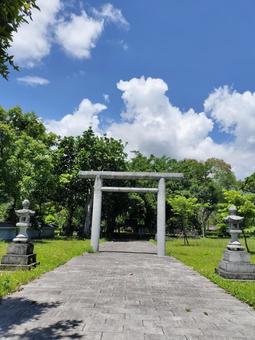 林田神社跡 林田神社跡,神社,台湾の写真素材