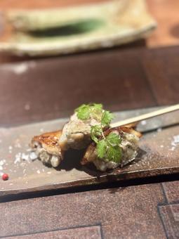 手羽先のプレート 手羽先,骨抜き,プレートの写真素材