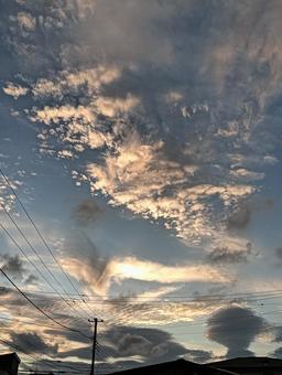 綺麗な空 綺麗な空の写真