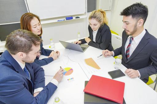 Business person to have a meeting Business person to have a meeting