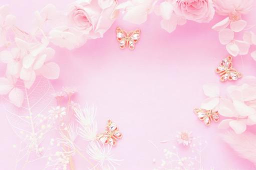 ピンクの花の背景 ピンクの花の背景の写真