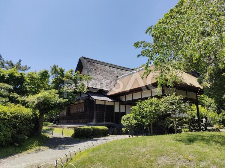 和風建造物 三渓園,和風,風景の写真素材