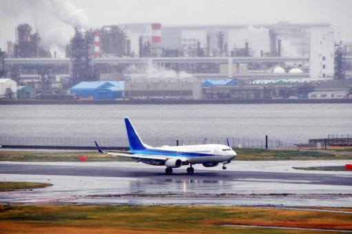 飛行機 ボーイング737 飛行機 ボーイング737 旅客機,航空機,フライトの写真素材