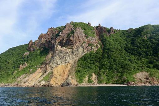 海と山 海と山 小樽,小樽観光,小樽旅行の写真素材