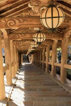 長谷寺 長谷寺,登廊,パワースポットの写真素材