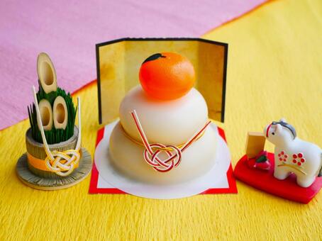 鏡餅 鏡餅,2026年,お正月の写真素材