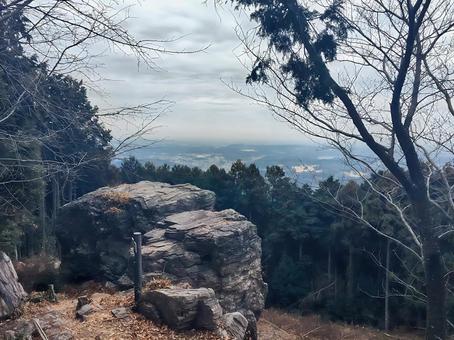 弓立山の男鹿岩 弓立山,男鹿岩,岩の写真素材