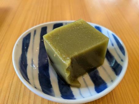 Photo, shepherd, tea yokan, japanese confectionery, 