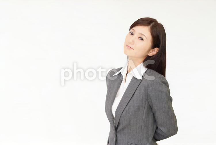 疲れた表情のビジネスウーマン 女性,ビジネウーマン,女の写真素材