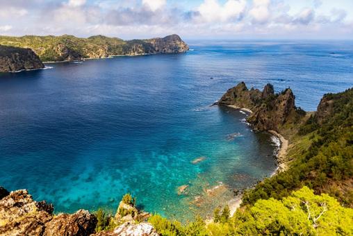 小笠原諸島・父島 長崎展望台から望む絶景 小笠原諸島・父島 長崎展望台から望む絶景 の写真
