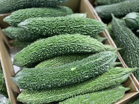 Photo, nigauri, bitter gourd, goya, 