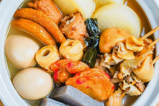 具だくさんのおでん おでん,鍋料理,大根の写真素材