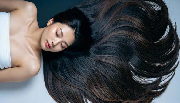 ビューティイメージ　肌がキレイな女性の写真