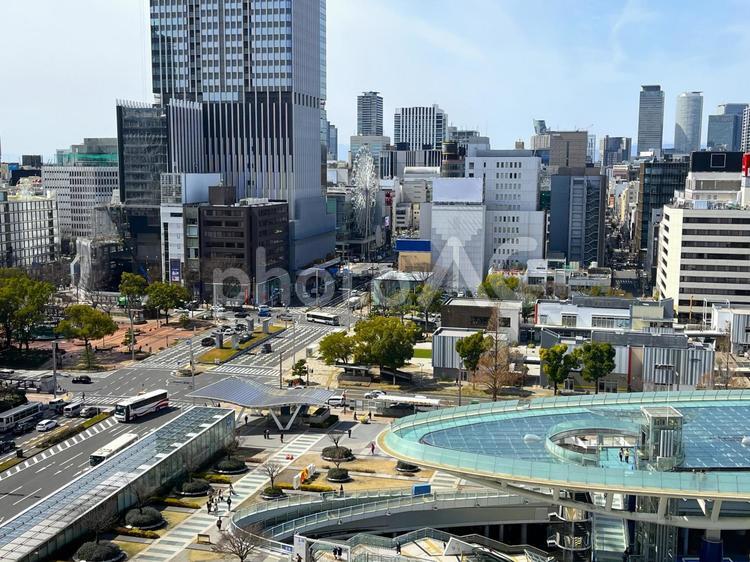 都会の街の風景 街並み,町並み,ビル群の写真素材
