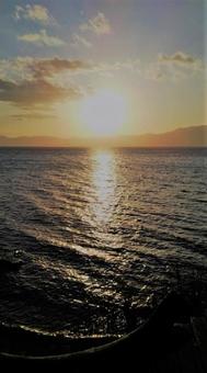 夕日01 夕日01の写真