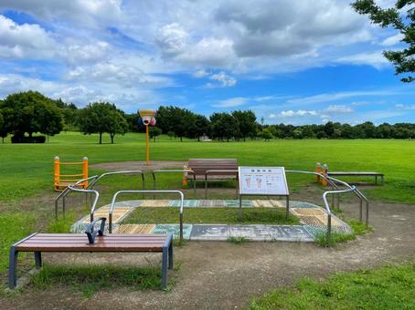 公園の遊具 公園の遊具の写真