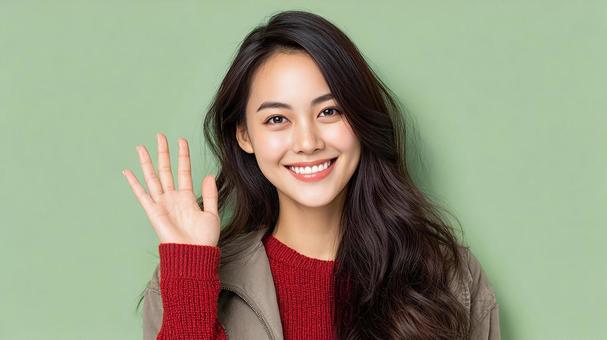 20代女性のポートレートの写真