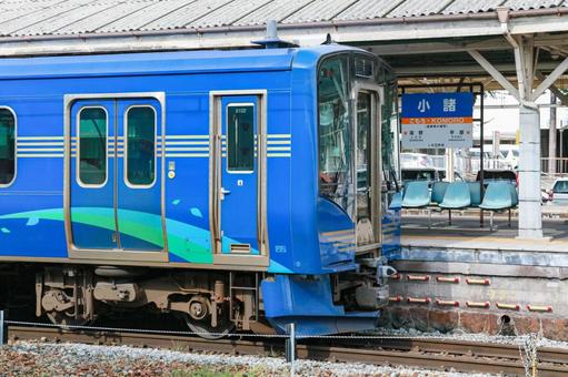しなの鉄道 しなの鉄道 小諸,小諸駅,鉄道の写真素材