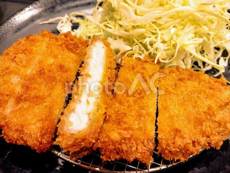 とんかつ一丁 豚カツ,豚肉,とんかつの写真素材