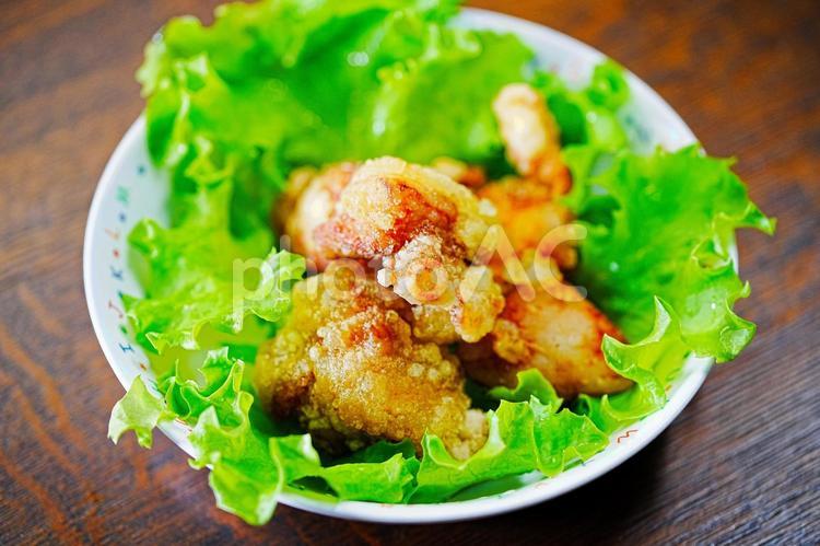 若鳥の竜田揚げ 食事,若鳥,竜田揚げの写真素材