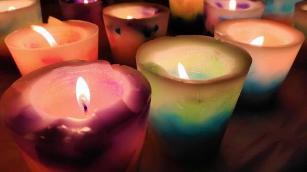Pastel candles 013, JPG Pastel candles 013, candle, candle night, illumination, JPG