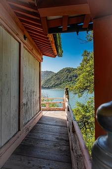 広島県　阿伏兎観音の風景 広島県,阿伏兎観音,福山の写真素材