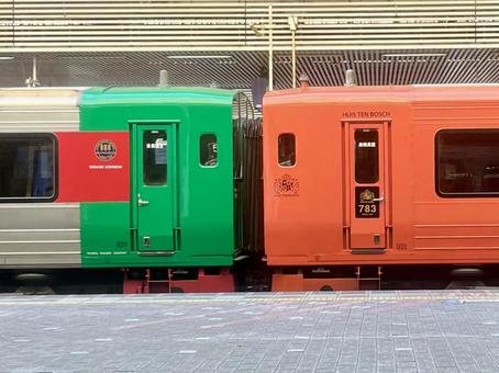 特急みどりとハウステンボス　783系 みどり,ハウステンボス,783系の写真素材