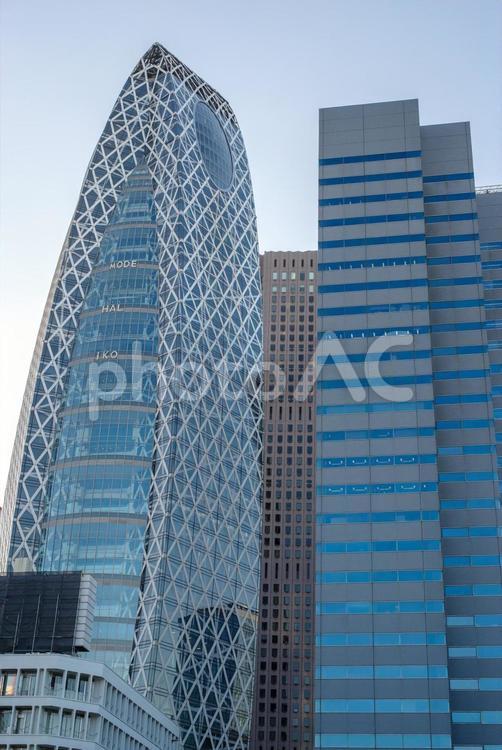 西新宿の都市風景 再開発,工事,新宿の写真素材