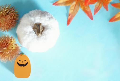 明るくかわいいハロウィン⑥(右空き) 明るくかわいいハロウィン⑥(右空き) ハロウィン,かぼちゃ,ジャックオーランタンの写真素材