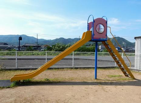 Photo, slide, park, play equipment, 