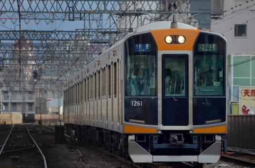 阪神電車 阪神電車 電車,列車,阪神電鉄の写真素材