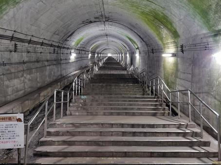 土合駅より 土合駅,景色,駅舎の写真素材