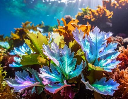 虹色の海の中02 虹色の海の中02の写真