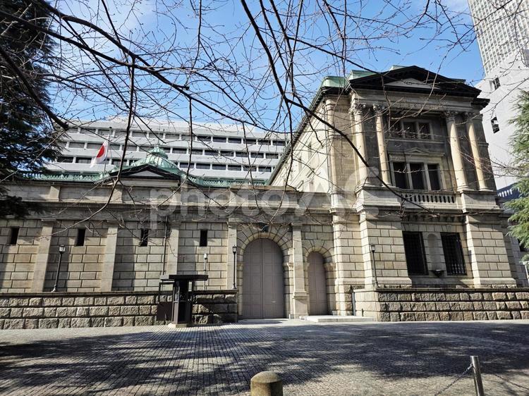 街並み　東京　日本橋　日本銀行 街並み,東京,中央区の写真素材