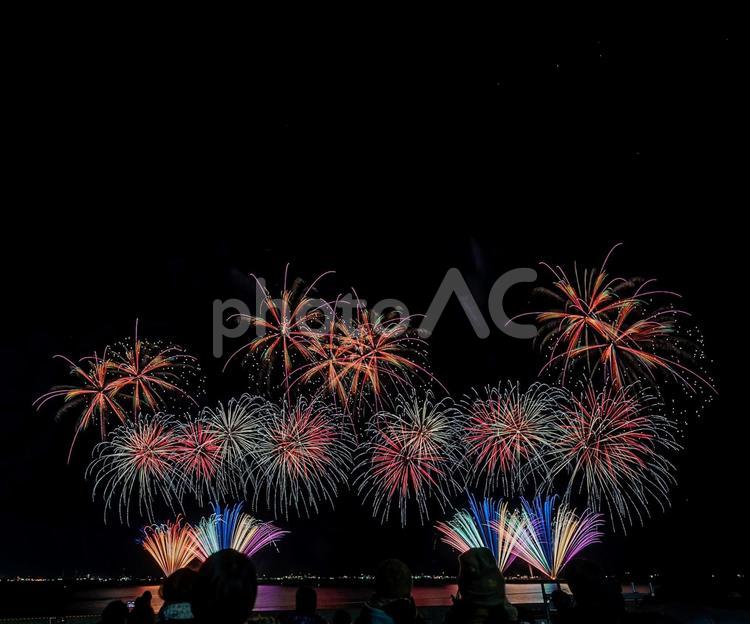 習志野花火大会（1日目） 習志野花火大会,花火,fireworksの写真素材