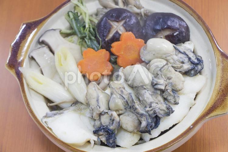 牡蠣鍋 牡蠣鍋,鍋,牡蠣の写真素材