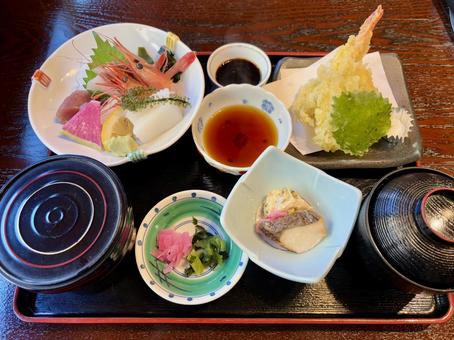 お刺身定食 お刺身定食 定食,刺身,魚の写真素材