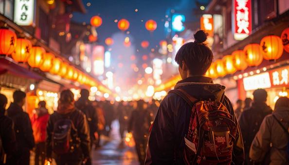 近未来のネオ日本の風景A 近未来のネオ日本の風景Aの写真