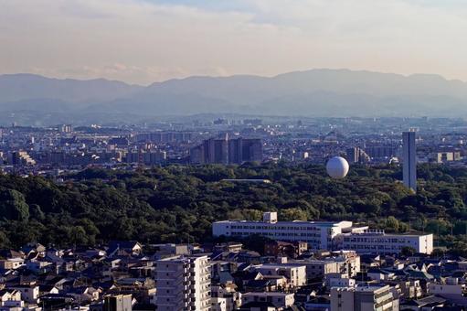 堺の風景イメージ素材 堺,大仙古墳,大阪の写真素材