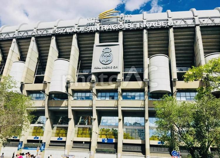 サンティアゴベルナベウスタジアム ベルナベウスタジアム,レアルマドリード,サンティアゴベルナベウスタジアの写真素材