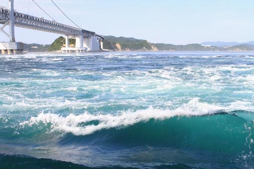 鳴門大橋 1984 鳴門大橋 1984 鳴門大橋,瀬戸内海,渦潮の写真素材