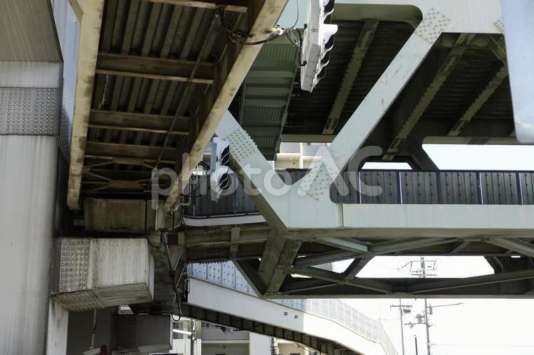 橋の高架 高架,橋,街並みの写真素材