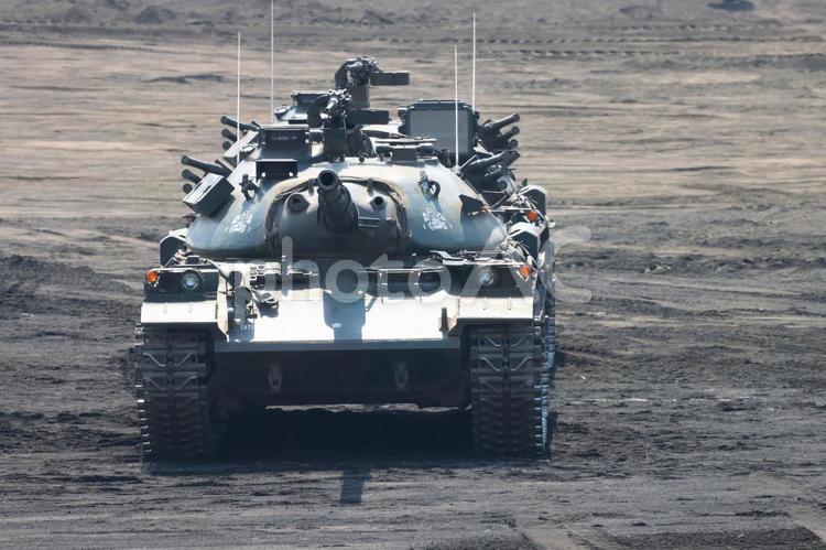 74式戦車 自衛隊,陸上自衛隊,７４式戦車の写真素材