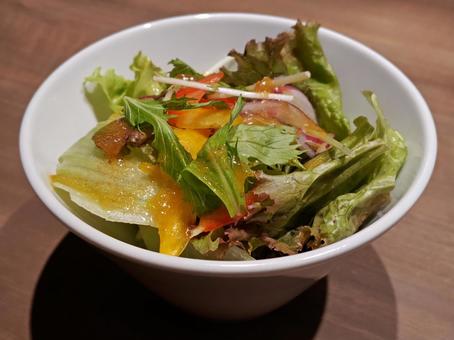 前菜の野菜サラダ 前菜の野菜サラダの写真