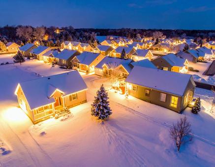 住宅街のイルミネーション2 住宅街のイルミネーション2の写真